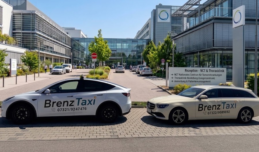 Brenz Taxi Fahrzeuge im Einsatz