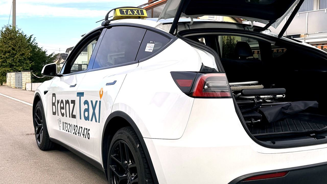 Beladung eines Brenz Taxi