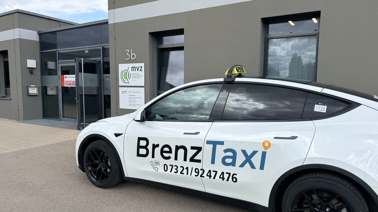 Brenz Taxi vor der Bestrahlung in Günzburg